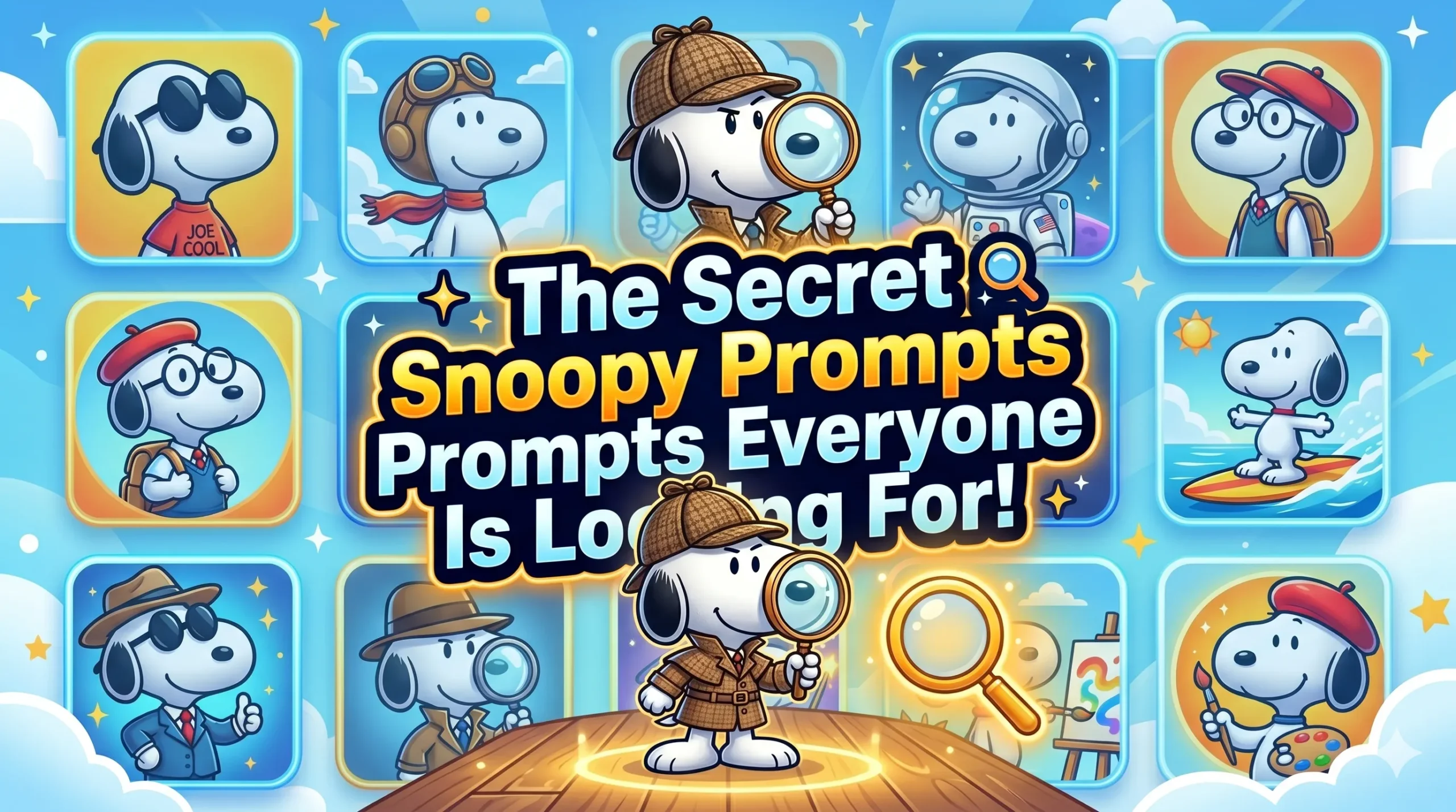snoopy pfp prompt